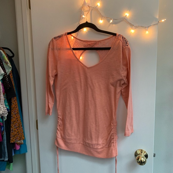 Basic Coral Medium Long- Tee - Picture 1 of 4